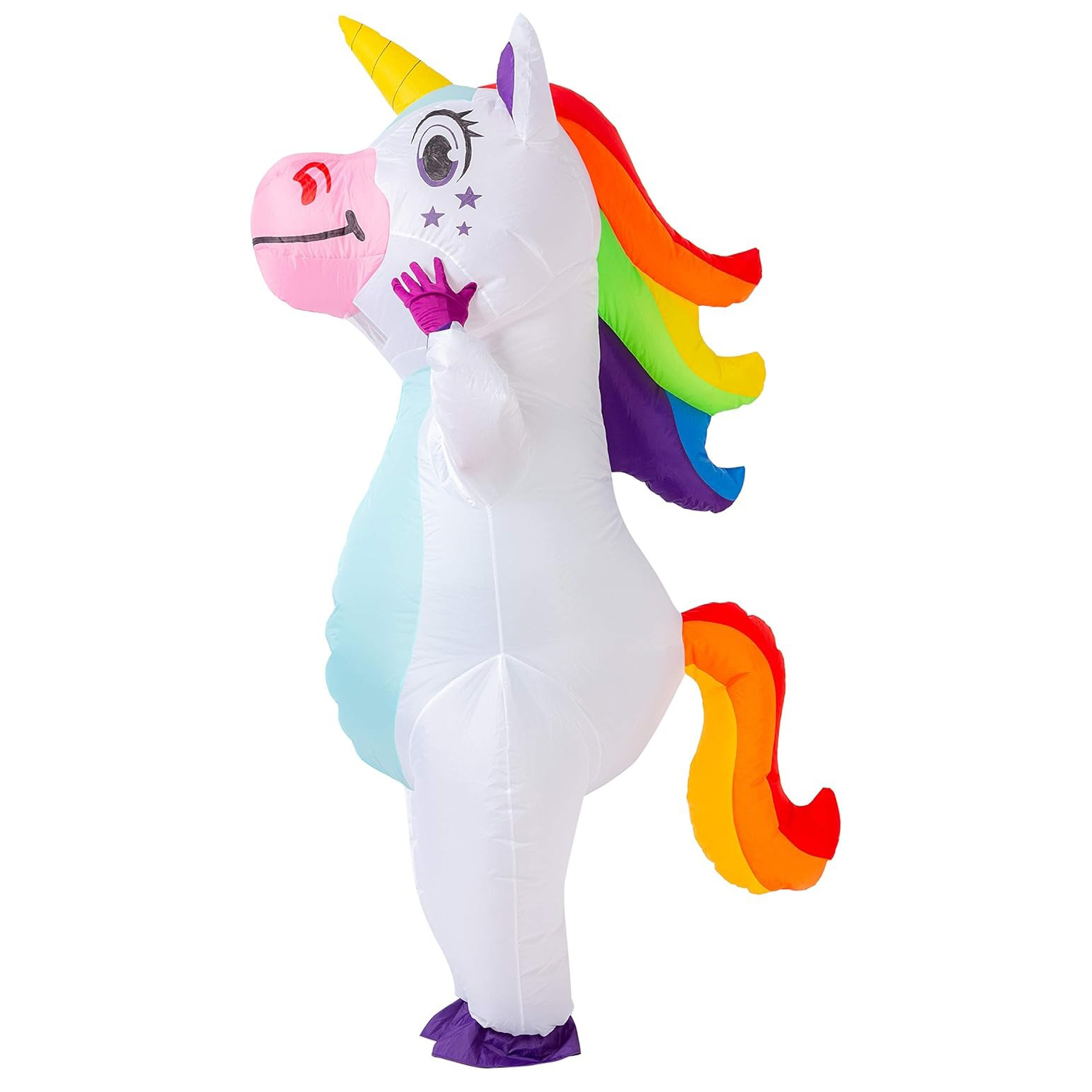 Halloween Costume Adult - Opblaasbaar Eenhoornkostuum voor Volwassenen, Halloween Blow-up