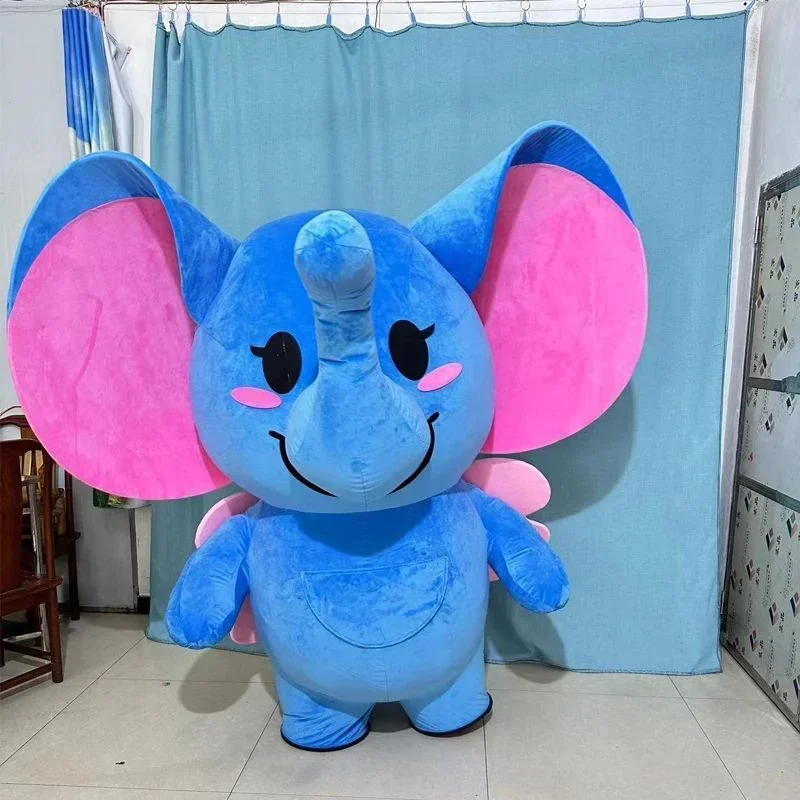 Halloween Costume Adult - Reuze opblaasbaar Dumbo olifant mascotte kostuum