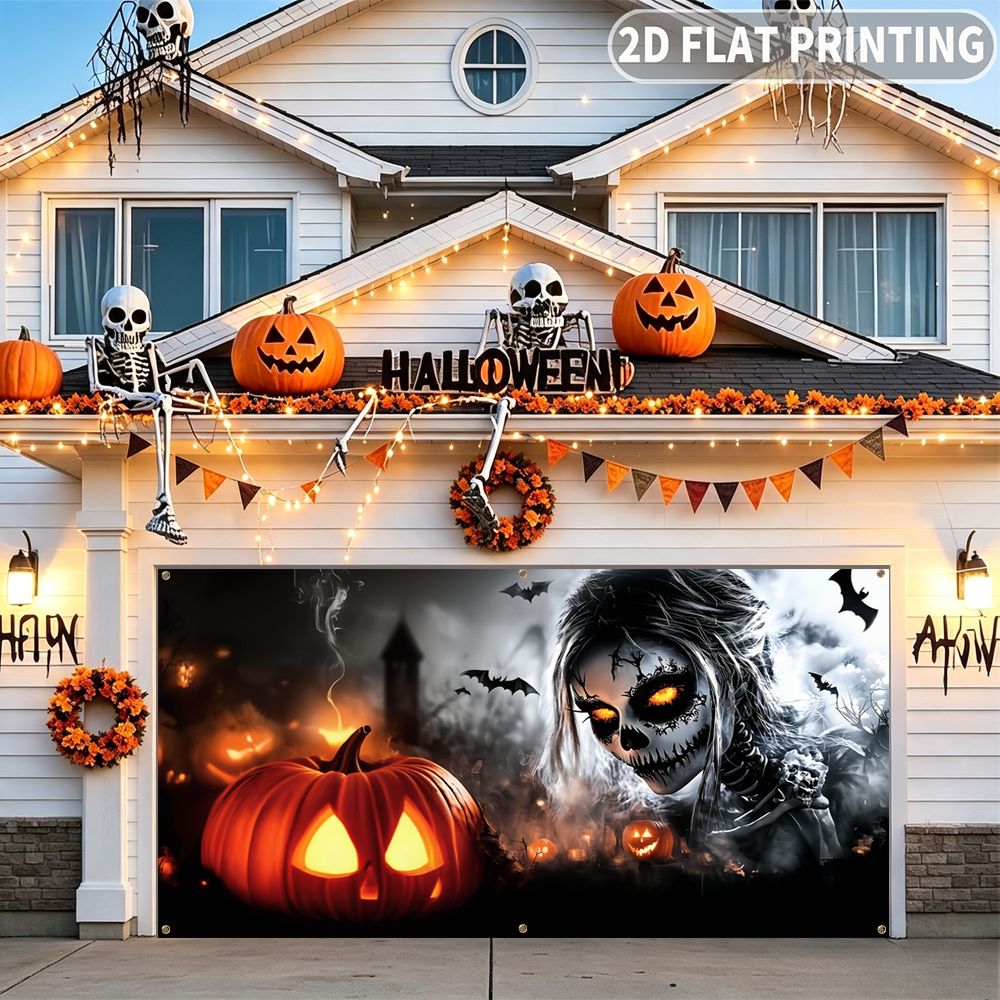 1 stuk 2D PLATTE Halloween Par - Halloween Skeleton Decoration recensie en prijs