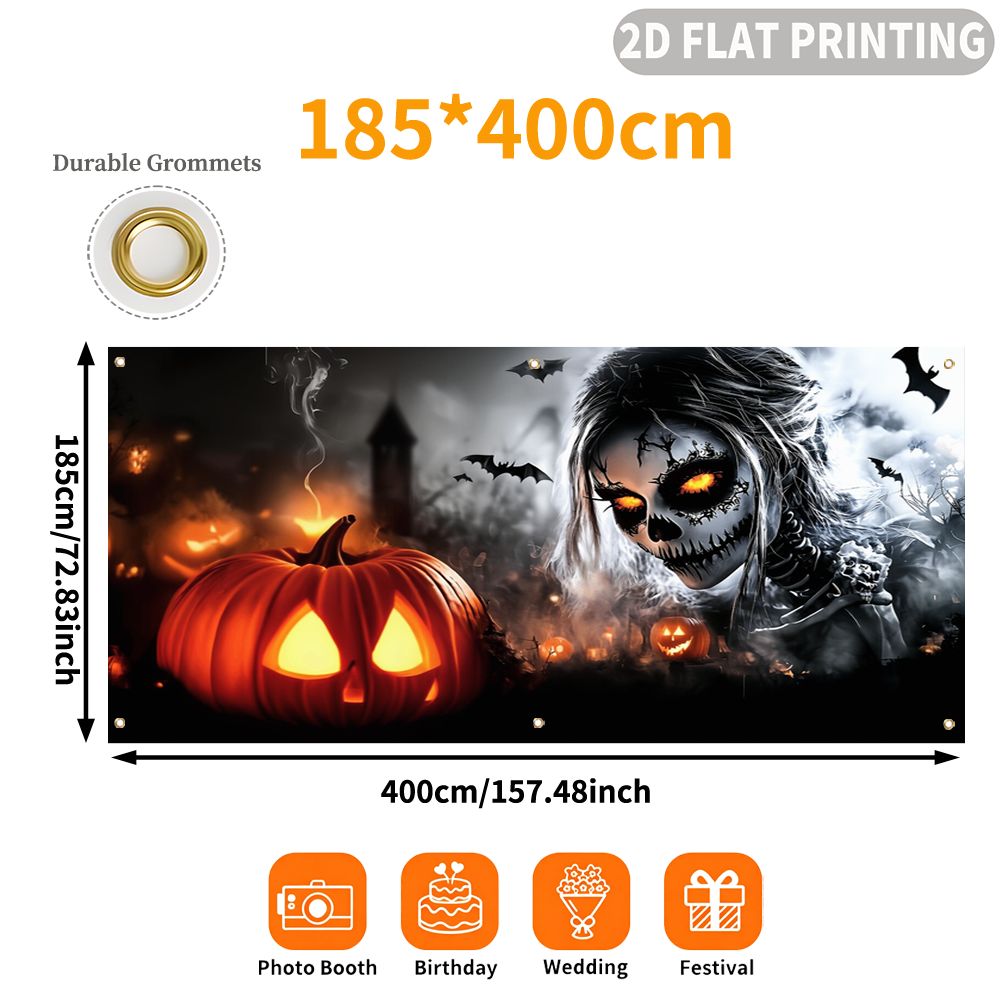 1 stuk 2D PLATTE Halloween Par - Halloween Skeleton Decoration recensie en prijs
