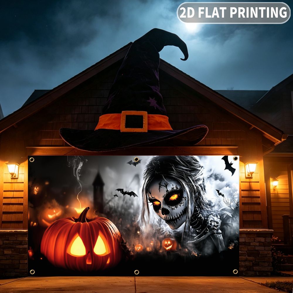 1 stuk 2D PLATTE Halloween Par - Halloween Skeleton Decoration recensie en prijs