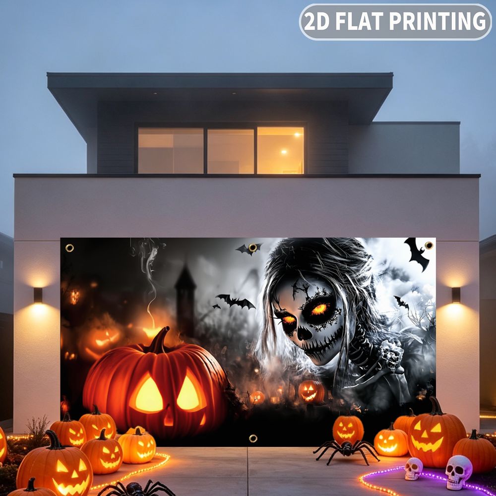 1 stuk 2D PLATTE Halloween Par - Halloween Skeleton Decoration recensie en prijs