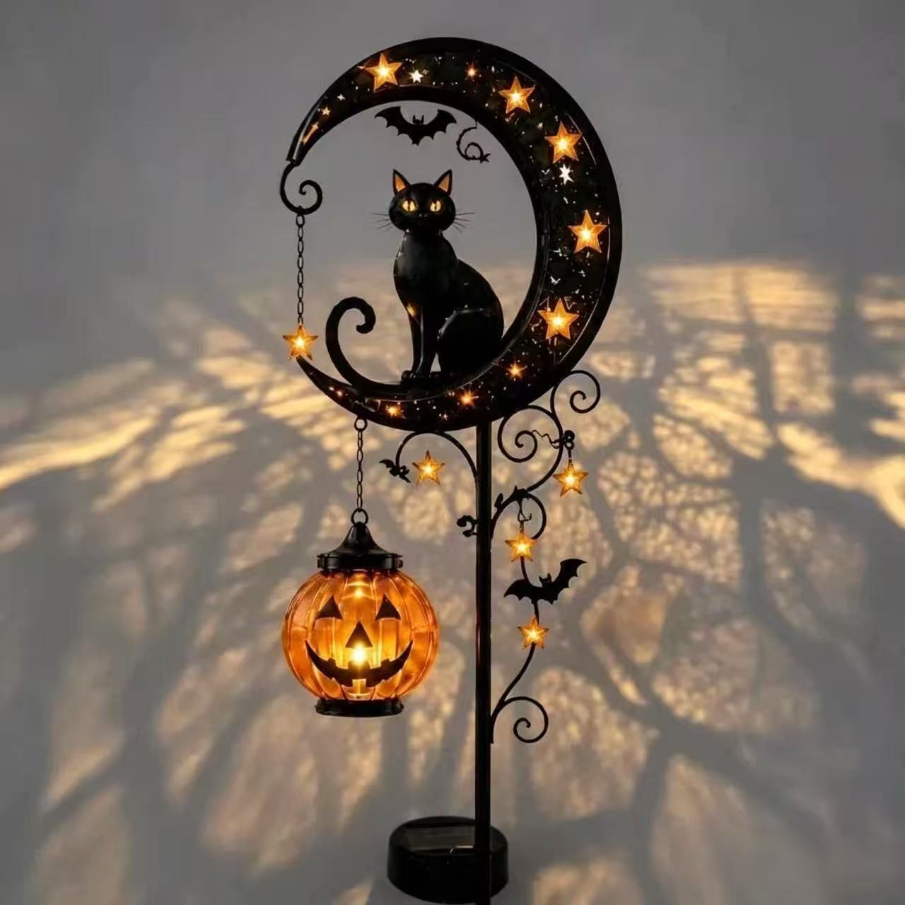 Halloween zwarte kat & pompoen - Pumpkin Lantern Halloween recensie en prijs