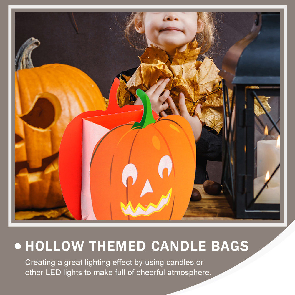 12 stuks papieren pompoenverpa - Pumpkin Lantern Halloween recensie en prijs