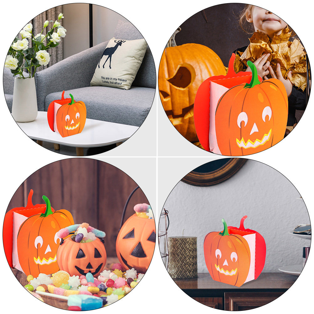 12 stuks papieren pompoenverpa - Pumpkin Lantern Halloween recensie en prijs