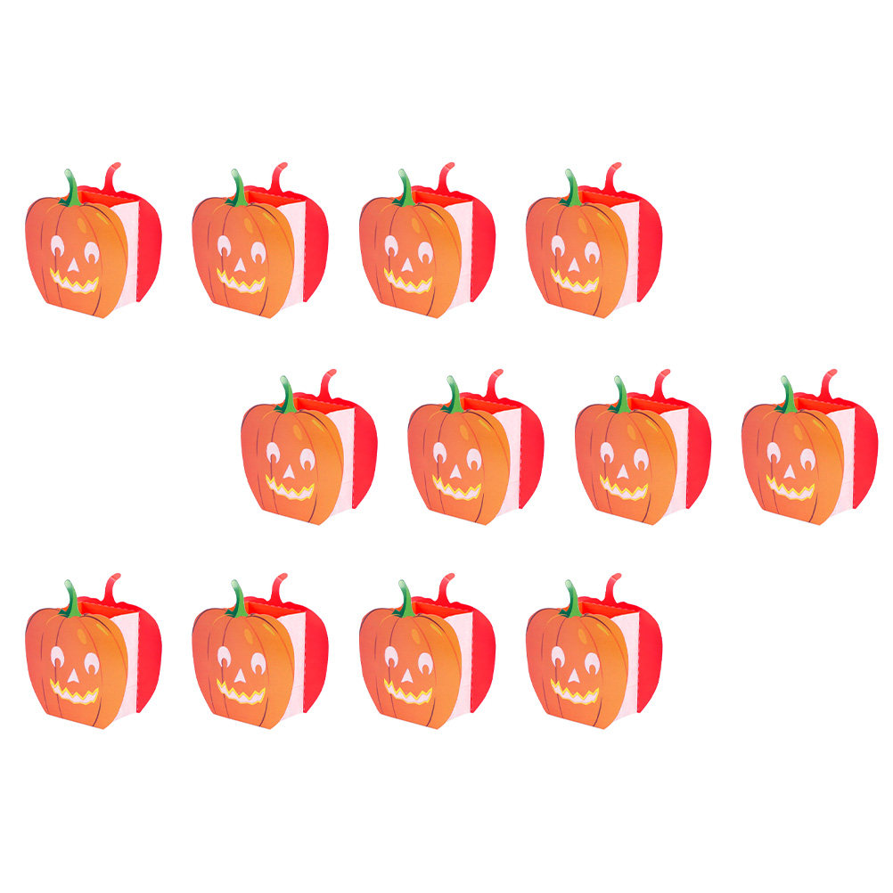 12 stuks papieren pompoenverpa - Pumpkin Lantern Halloween recensie en prijs