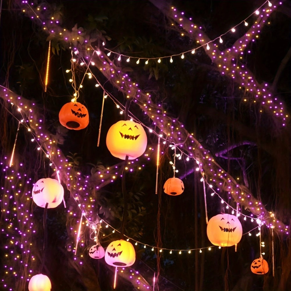 1/2PC12M100LED Halloween Decor - Halloween Led String Lights Orange recensie en prijs