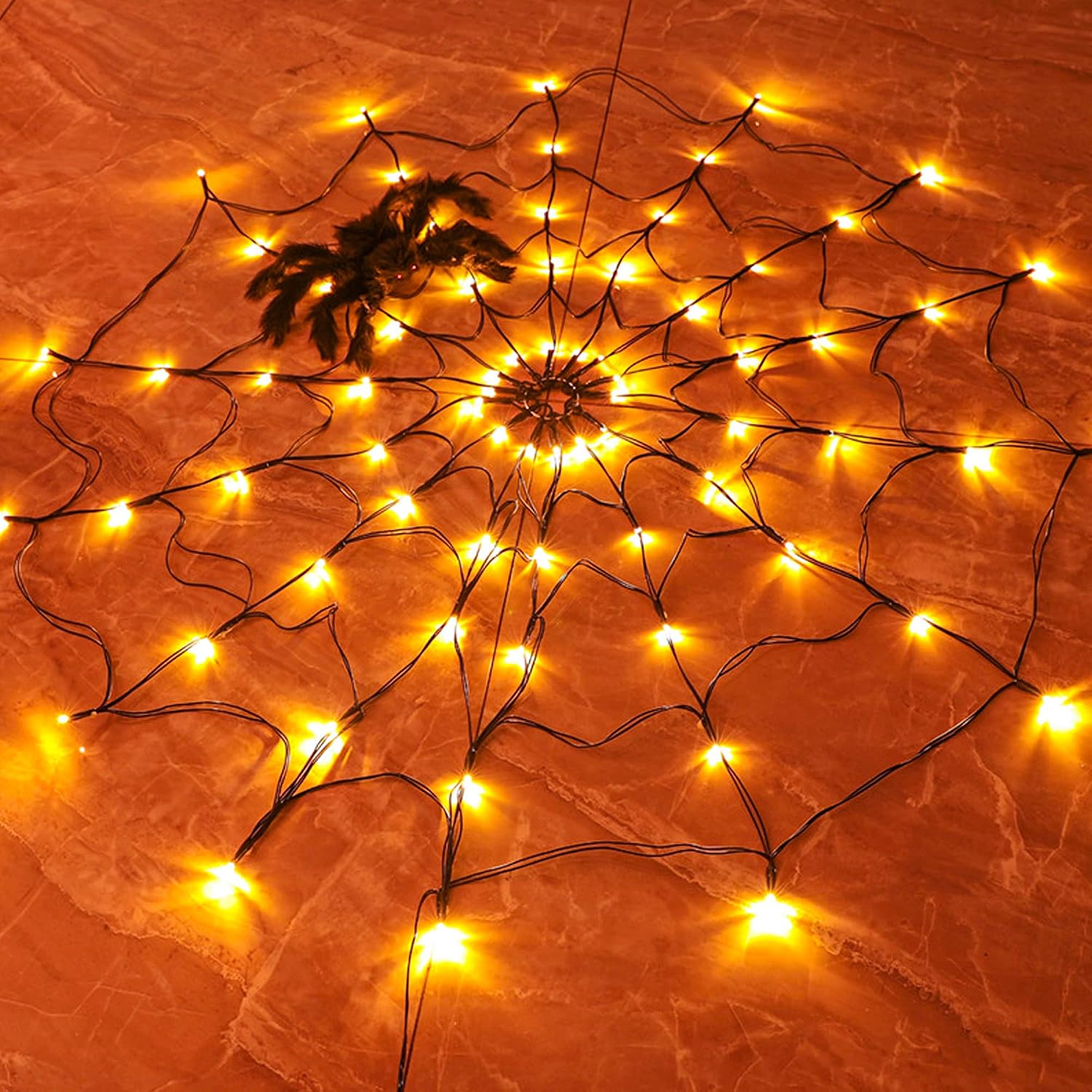 1-4 stuks Halloween spinnenweb - Halloween Led String Lights Orange recensie en prijs
