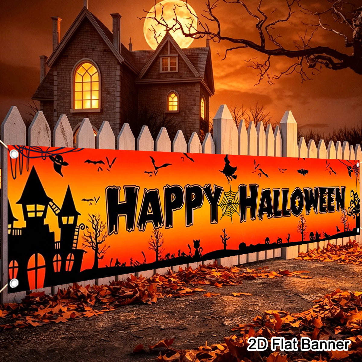 1pc Happy Halloween Banner Jac - Pumpkin Lantern Halloween recensie en prijs