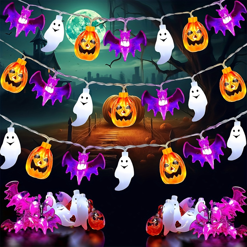 Leuke Pompoen Vleermuis Ghost  - Halloween Led String Lights Orange recensie en prijs