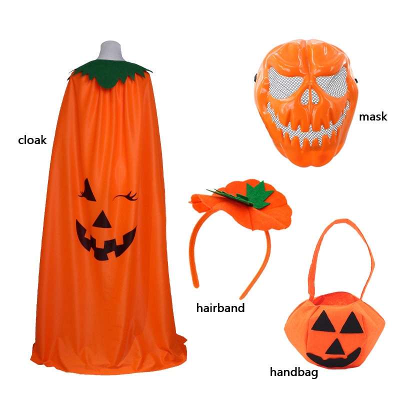 Halloween Pompoenkostuum Cape  - Pumpkin Lantern Halloween recensie en prijs