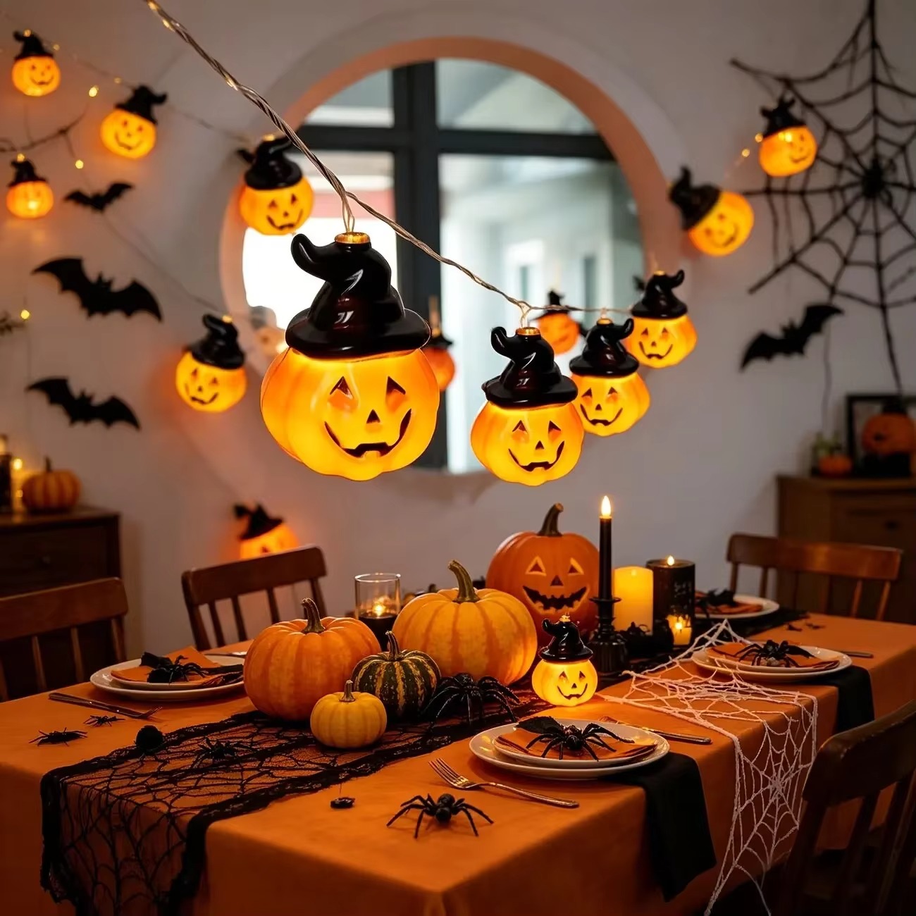 Heksenhoed Pompoen Fee Lichtsl - Halloween Led String Lights Orange recensie en prijs