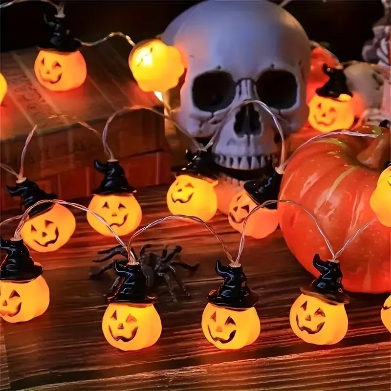 Heksenhoed Pompoen Fee Lichtsl - Halloween Led String Lights Orange recensie en prijs