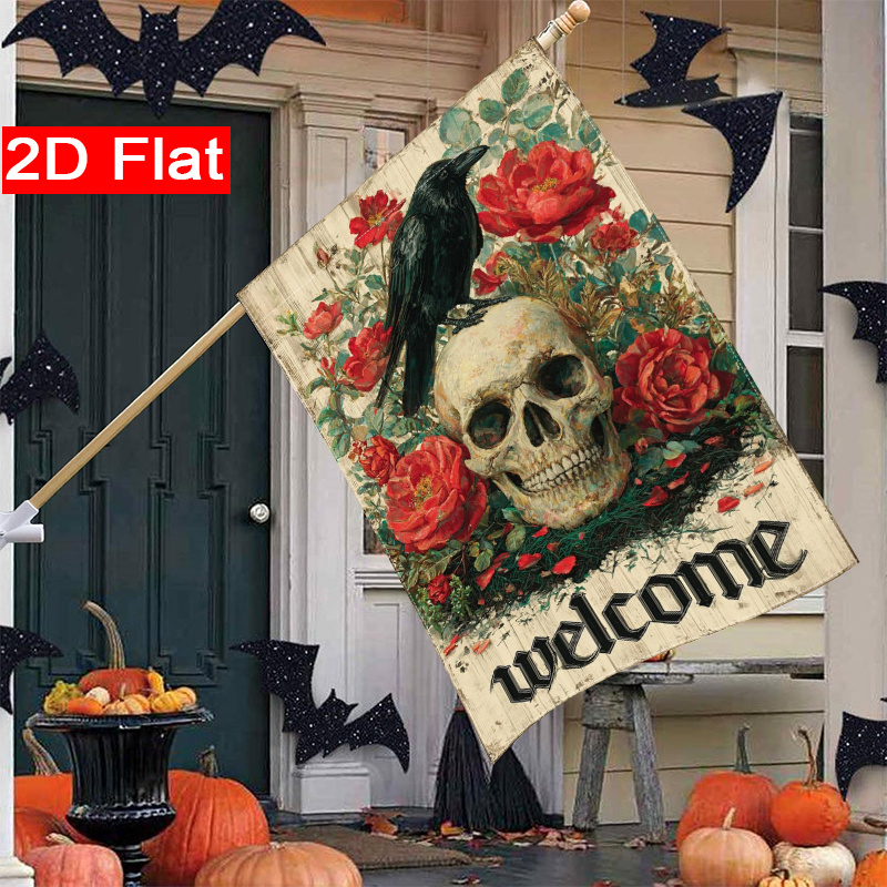 2D plat - 2D plat Halloween we - Halloween Skeleton Decoration recensie en prijs