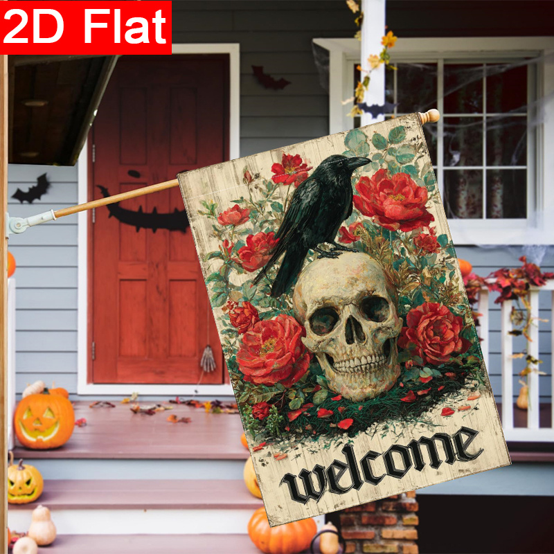 2D plat - 2D plat Halloween we - Halloween Skeleton Decoration recensie en prijs