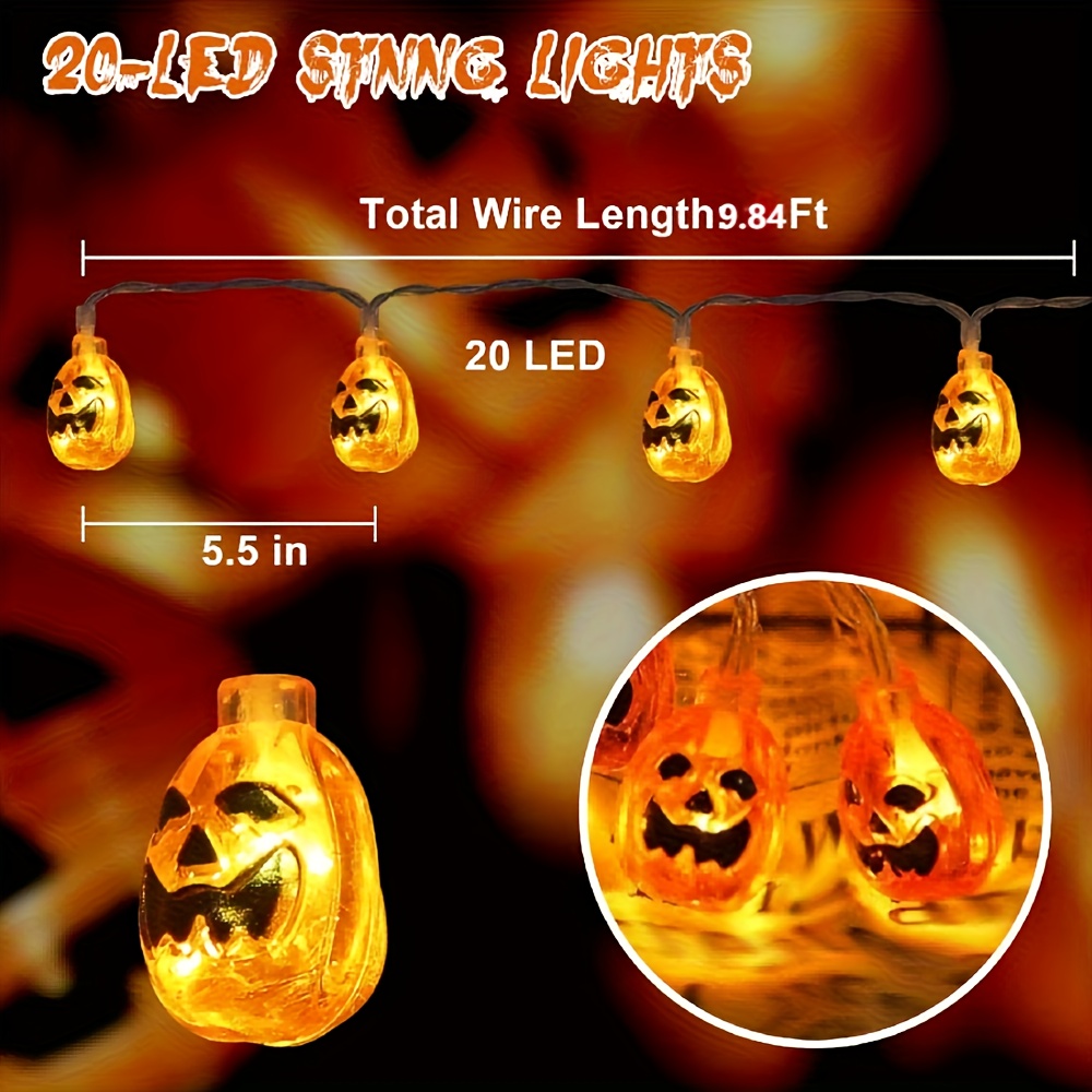 59/118in 10/20LEDs Lachende Po - Halloween Led String Lights Orange recensie en prijs
