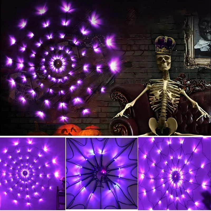 Halloween Led Light String Gho - Spider Web Halloween Decoration recensie en prijs