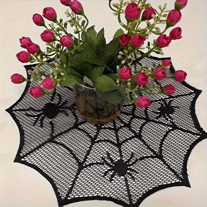 VIKAMA Halloween Zwart Kant Sp - Spider Web Halloween Decoration recensie en prijs