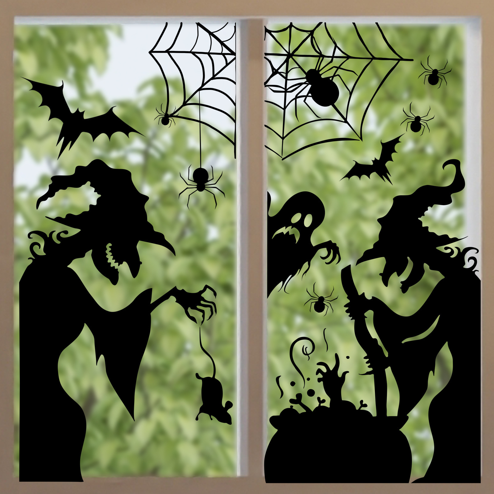 Halloween elektrostatische raa - Spider Web Halloween Decoration recensie en prijs