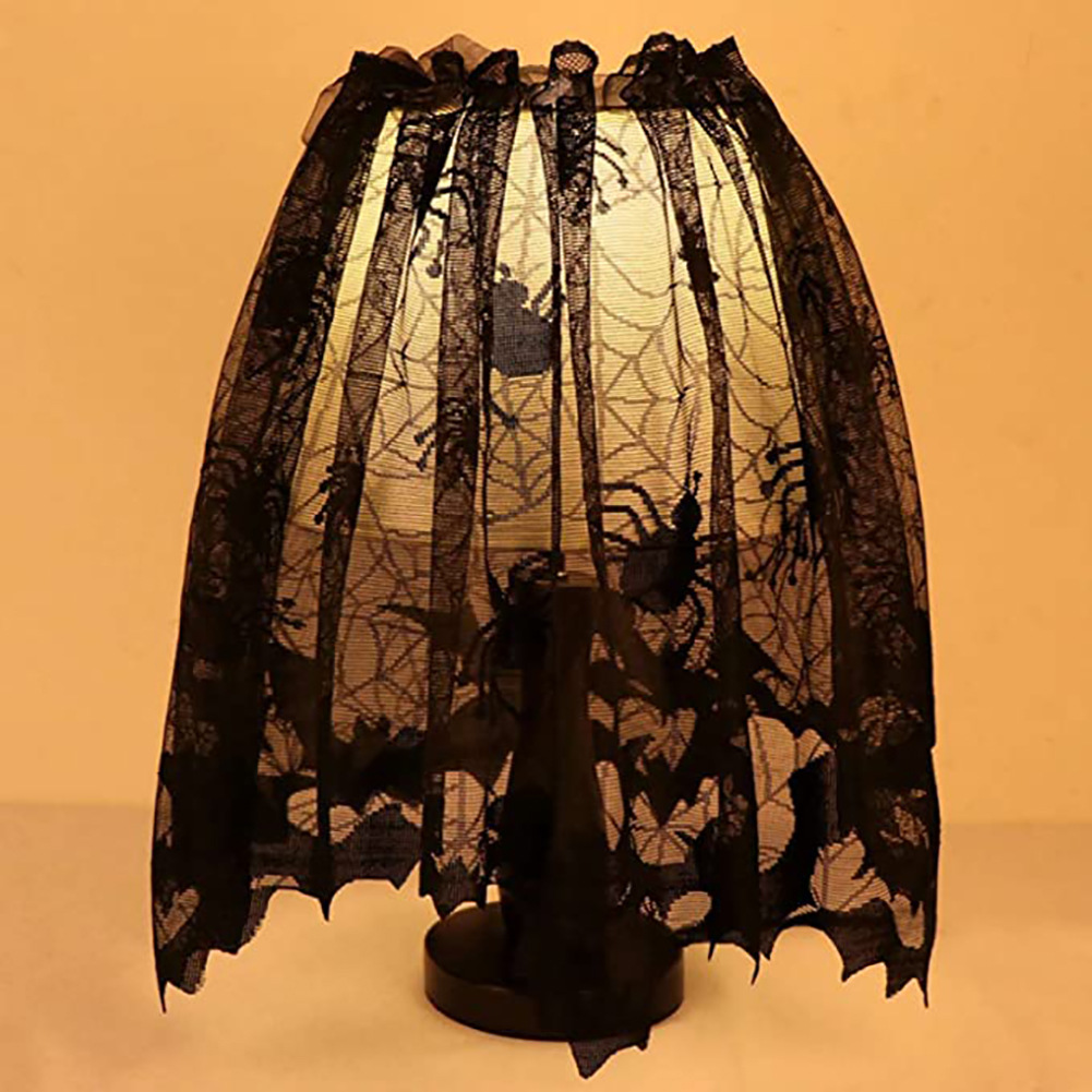 Halloween Zwarte Kant Spinnenw - Spider Web Halloween Decoration recensie en prijs
