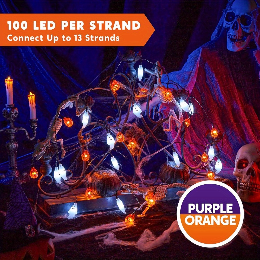 19.7FT 30 stuks LED batterij-a - Halloween Led String Lights Orange recensie en prijs