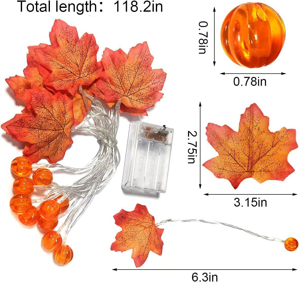 59/118 inch Halloween Pompoen  - Halloween Led String Lights Orange recensie en prijs